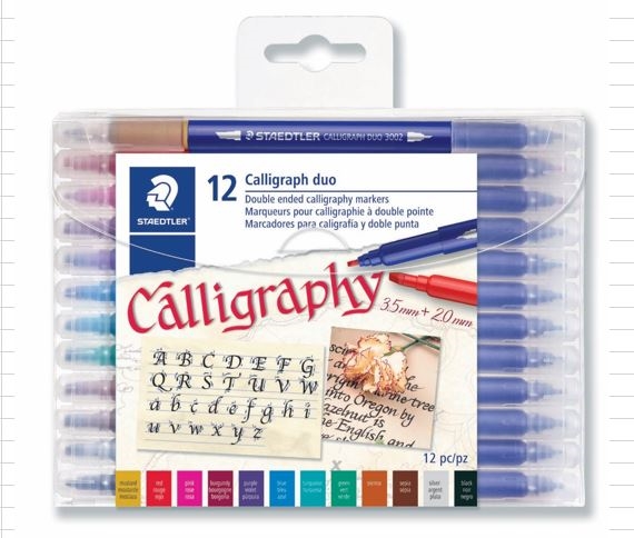 Calligraph duo, 12-p, Double-ended